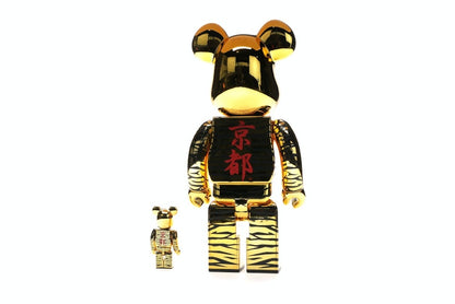 Bearbrick x Tyga x Hajime Sorayama 100% & 400% Set Gold