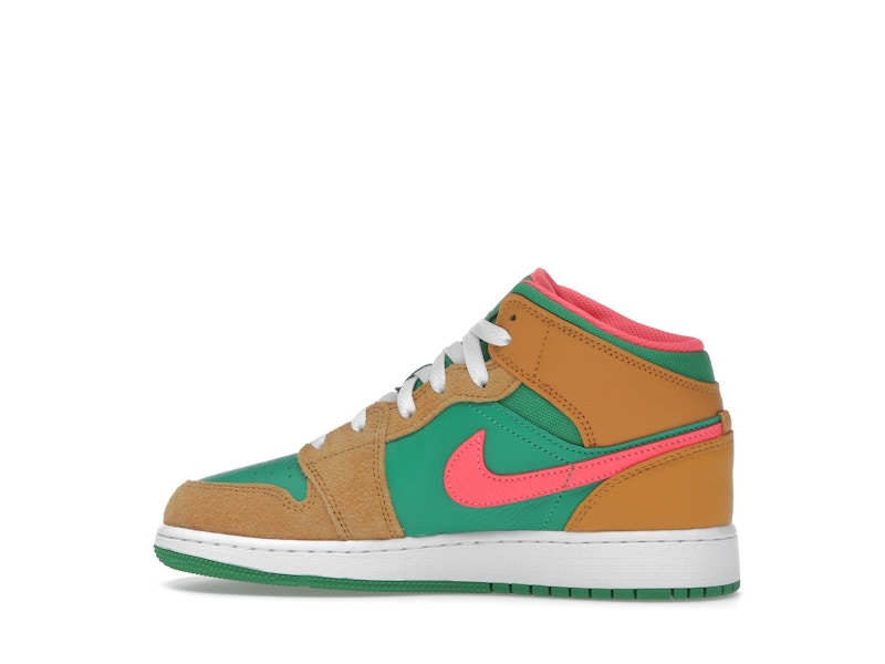 Jordan 1 Mid SE Chutney Lucky Green (GS)
