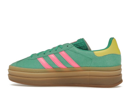 adidas Gazelle Bold Court Green Lucid Pink (Women's)