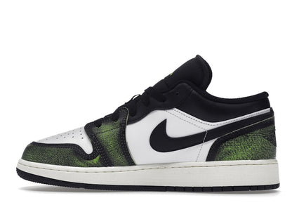 Jordan 1 Low Wear Away Electric Green (GS)