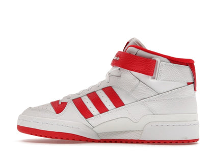 adidas Forum Mid Cloud White Vivid Red