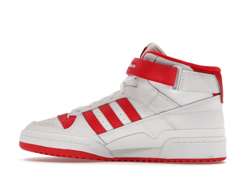 adidas Forum Mid Cloud White Vivid Red