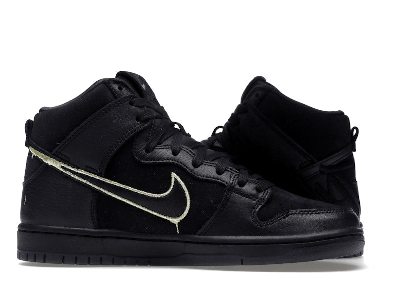 Nike SB Dunk High FAUST Black Gold