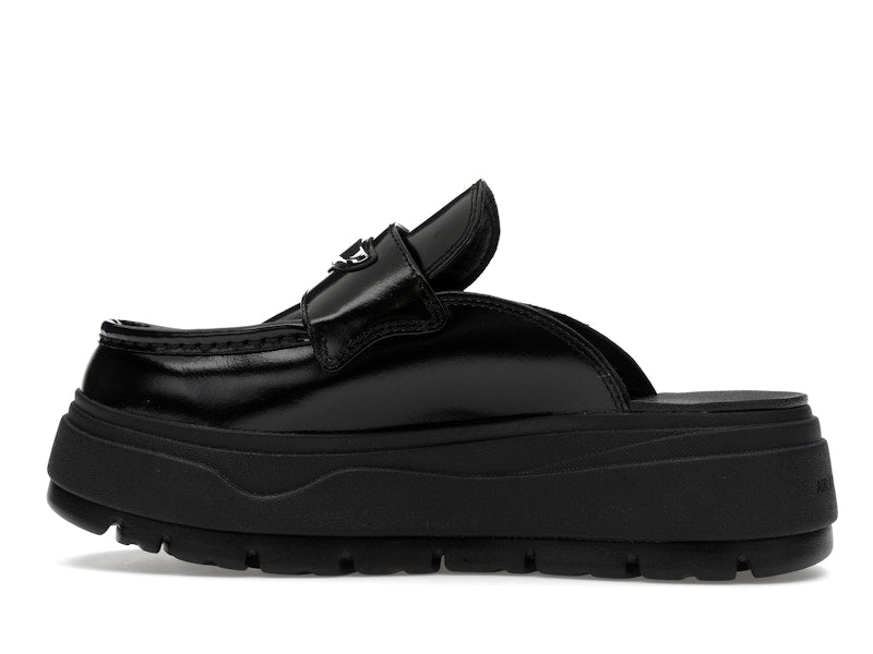 Jordan Mule Black Metallic Silver (Women's)