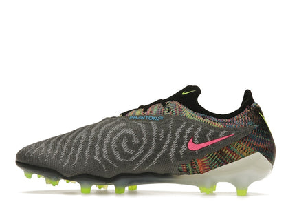 Nike Gripknit Phantom GX Elite Fusion FG Black White Blue Glow Volt
