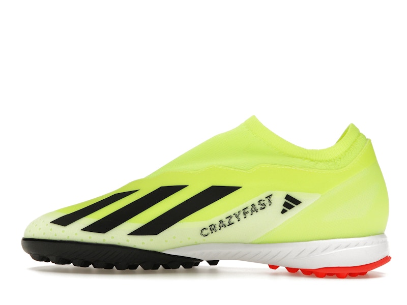adidas Crazyfast League Laceless Turf Team Solar Yellow Core Black Cloud White