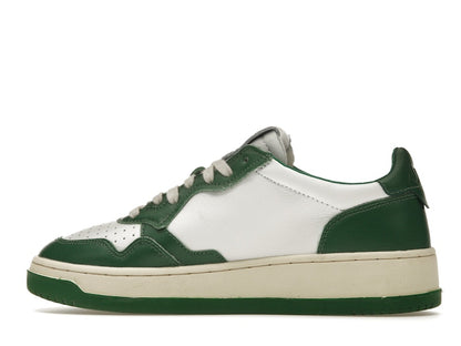 Autry Medalist Leather Low Green White