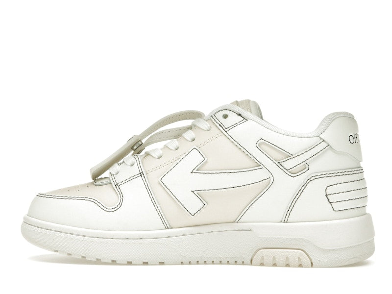 OFF-WHITE Out Of Office OOO Low Tops Cream White