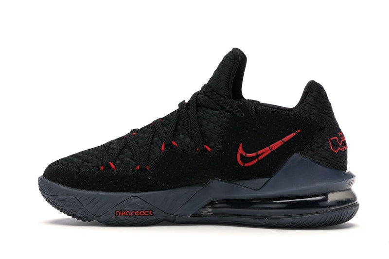 Nike LeBron 17 Low Black Red Dark Grey