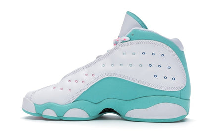 Jordan 13 Retro White Soar Green Pink (GS)