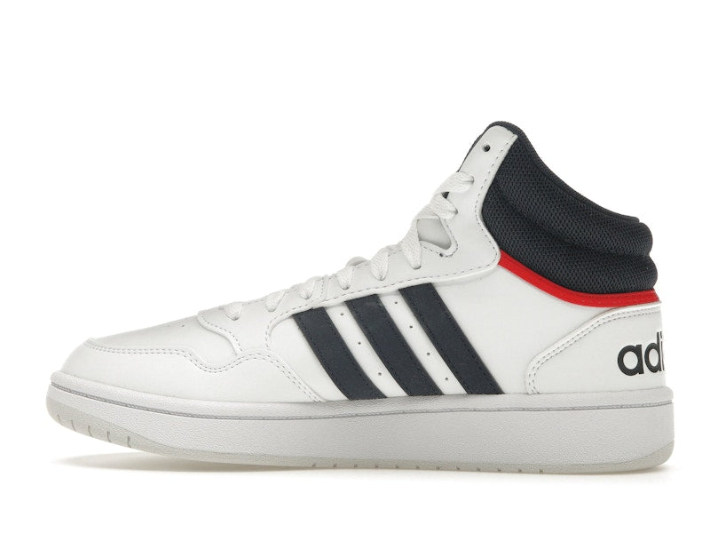 adidas Hoops 3.0 White Navy Red