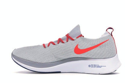 Nike Zoom Fly Flyknit Pure Platinum Bright Crimson