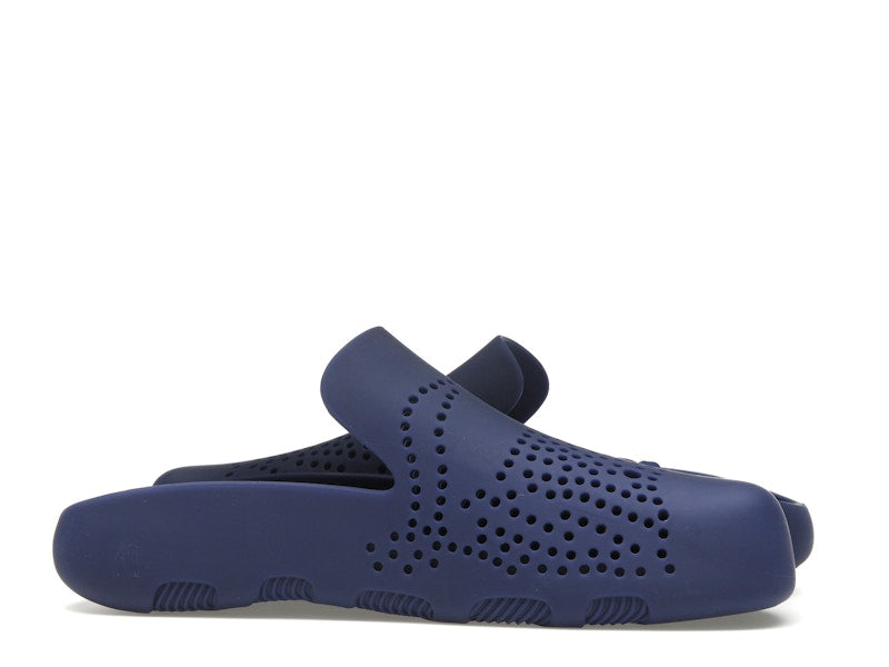 Burberry Stingray Perforated Slides Blue
