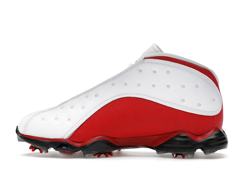 Jordan 13 Retro Golf Cleat White Red