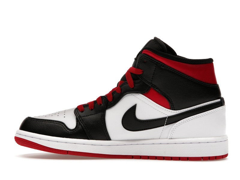 Jordan 1 Mid Gym Red Black Toe