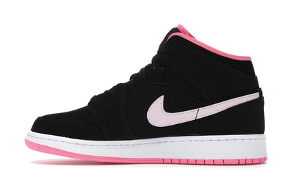 Jordan 1 Mid Black Digital Pink (GS)