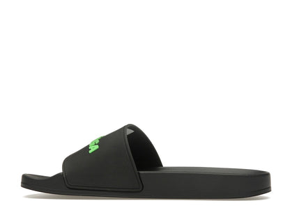 Balenciaga Pool Slide Black Fluo Green (Women's)