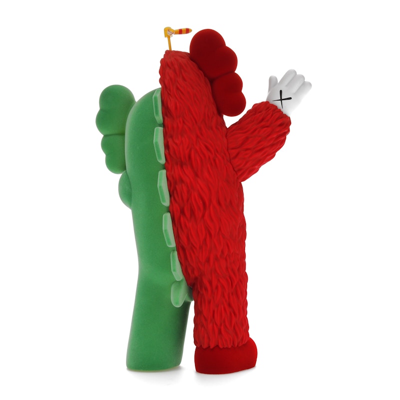 KAWS KACHAMUKKU Vinyl Figure Green/Red