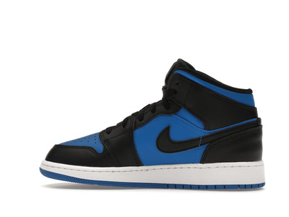 Jordan 1 Mid Black Royal Blue (GS)
