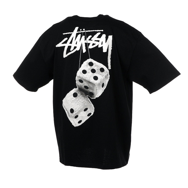 Stussy Fuzzy Dice Tee Black