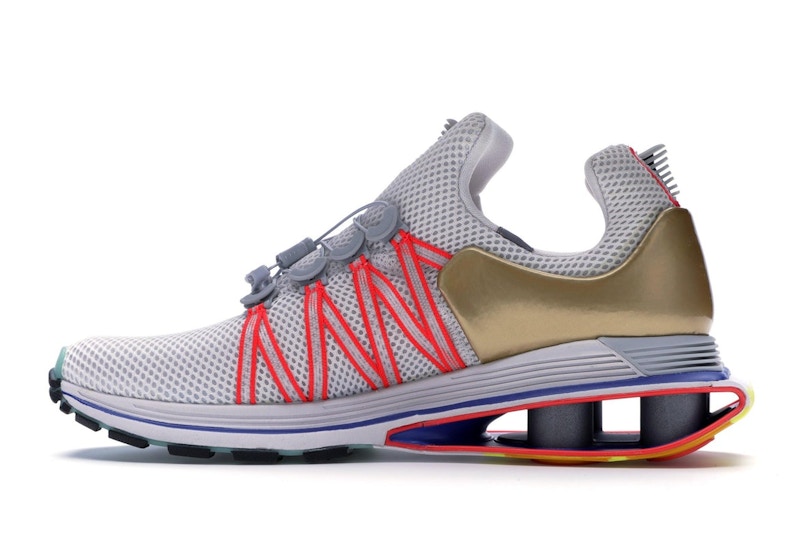 Nike Shox Gravity Vast Grey Metallic Gold