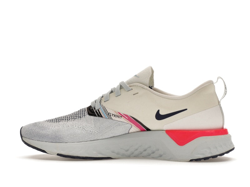 Nike Odyssey React 2 Flyknit White Blue Void Hyper Pink (Women's)