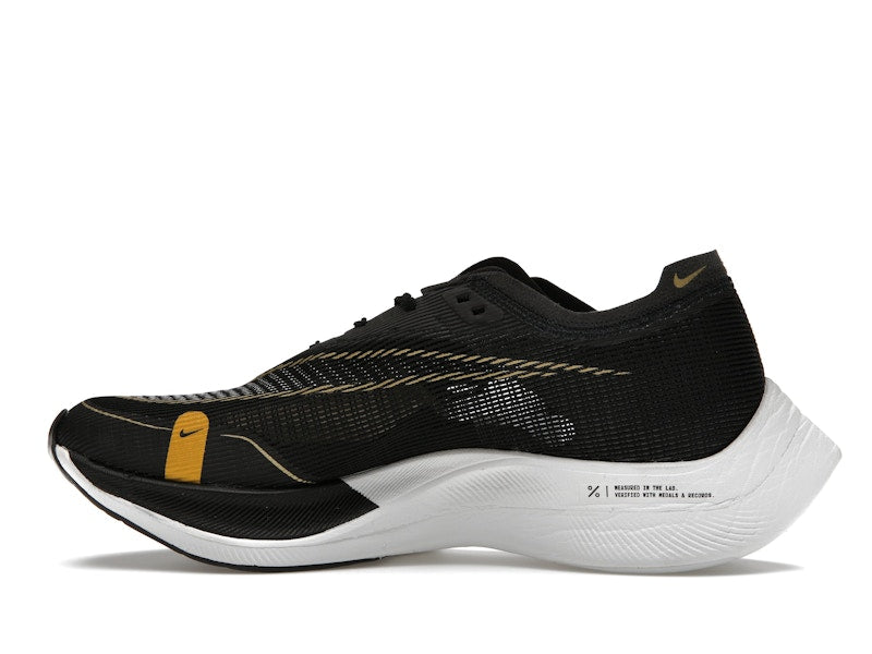 Nike ZoomX Vaporfly Next% 2 Black Metallic Gold Coin