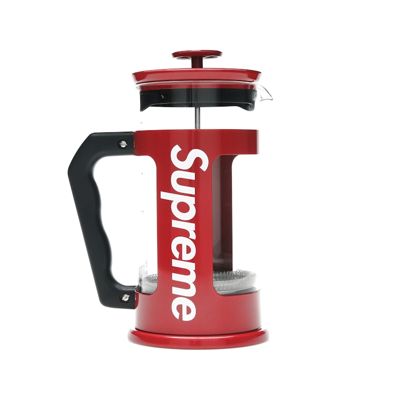 Supreme Bialetti 8-Cup French Press Red