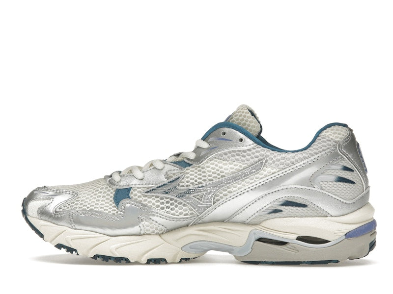 Mizuno Wave Rider 10 White Silver Blue