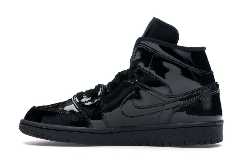 Jordan 1 Mid SE Triple Black Patent (Women's)