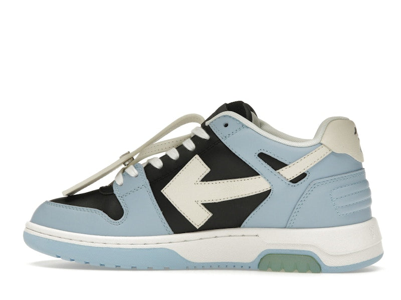 OFF-WHITE Out Of Office OOO Low Tops Light Blue Black