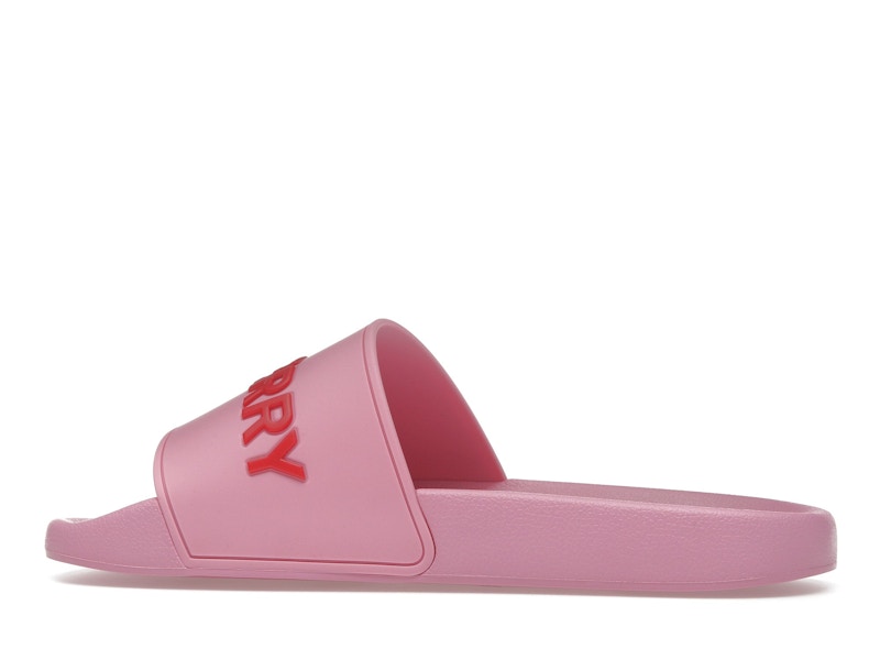 Burberry Embossed Logo Slides Bubblegum Pink (Women's)