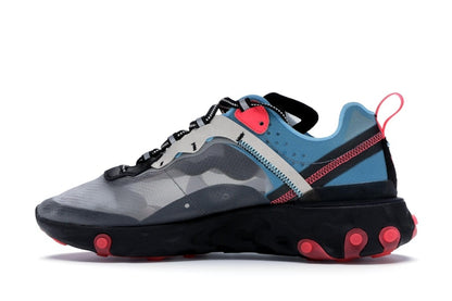 Nike React Element 87 Blue Chill Solar Red