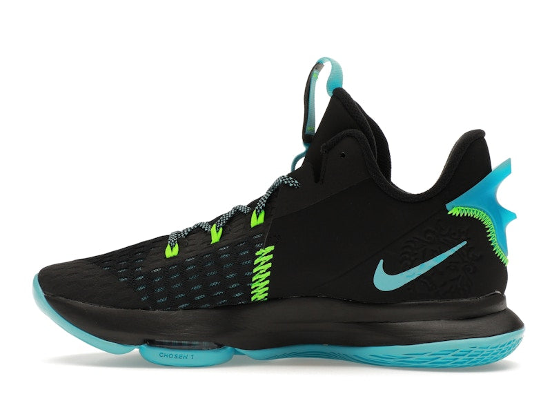 Nike LeBron Witness 5 Black Light Blue Fury