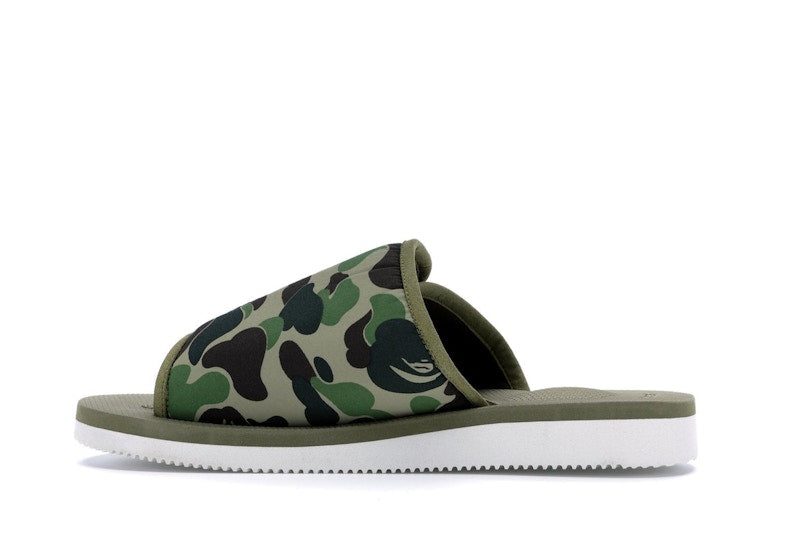 Suicoke x Bape ABC Kaw-Ape Green