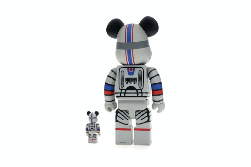 Bearbrick x Billionaire Boys Club x Mickey Mouse Astronaut 100% & 400% Set Multicolor