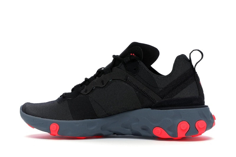 Nike React Element 55 Black Solar Red