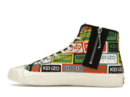 Kenzo School High Top Trainers Multi