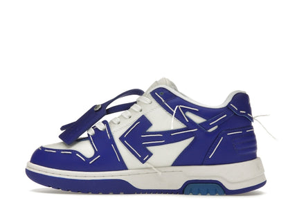 OFF-WHITE Out Of Office Sartorial Stitching White Dark Blue (Women's)