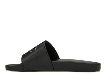 Burberry Check EKD Motif Slide Black