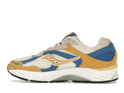 Saucony ProGrid Omni 9 Premium Cream Yellow Royal Blue