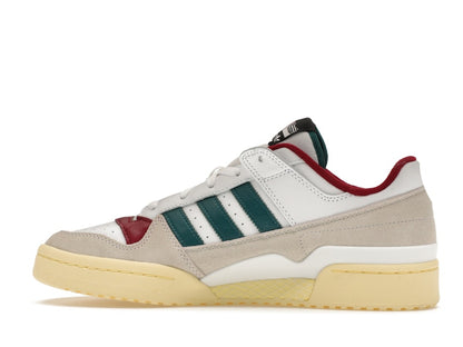 adidas Forum Low White Teal Burgundy