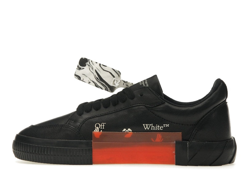 OFF-WHITE Vulc Low Black/Blue Leather SS21