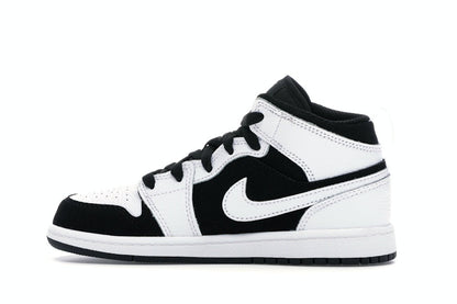 Jordan 1 Mid White Black (PS)
