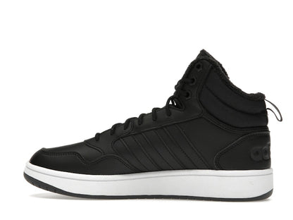 adidas Hoops 3.0 Mid Classic Fur Lining Winterized Core Black Cloud White