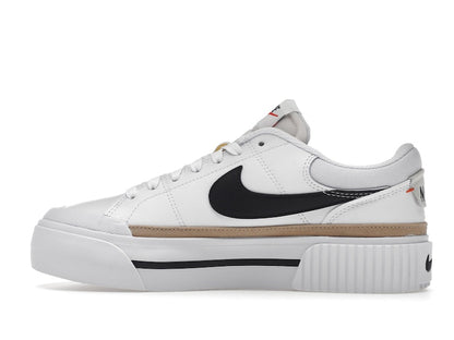 Nike Court Legacy Lift White Black (Women's)