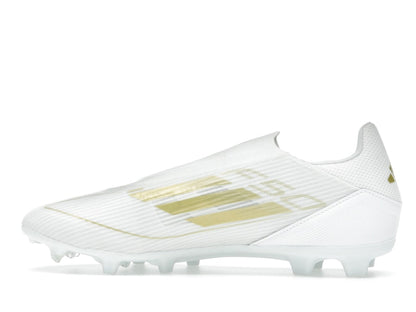 adidas F50 League Laceless Firm/Multi-Ground Cloud White Gold Metallic