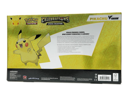 Pokémon TCG 25th Anniversary Celebrations Pikachu V Union Special Collection Box