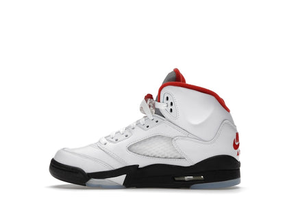 Jordan 5 Retro Fire Red Silver Tongue (2020) (GS)