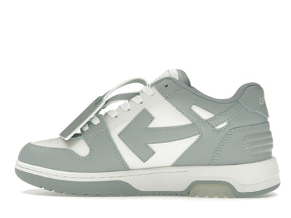 OFF-WHITE Out Of Office OOO Low Tops White Grey